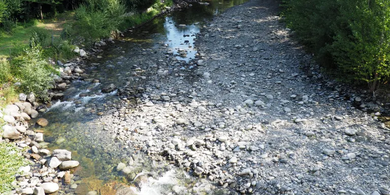 Baix cabal dels rius Valira i Segre al seu pas per la Seu