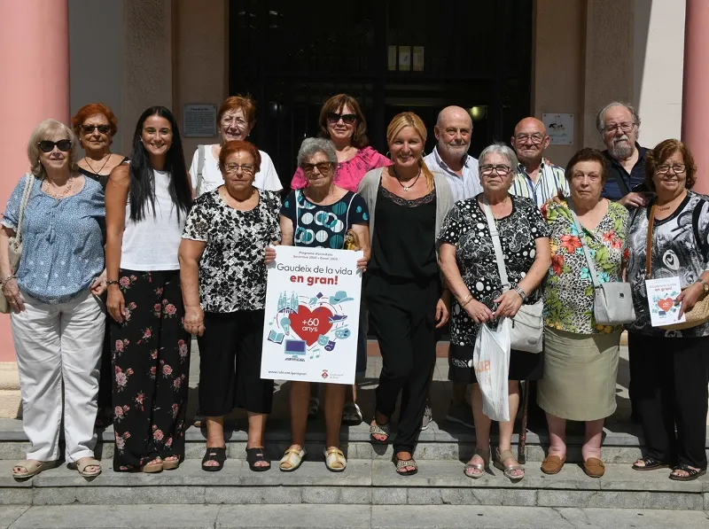 Presentació de les activitats per a la gent gran. Foto: Localpres-Ajuntament de Rubí