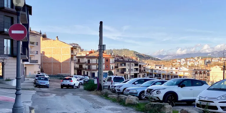 Comencen les obres d'urbanització del tram superior del carrer Nou de Solsona