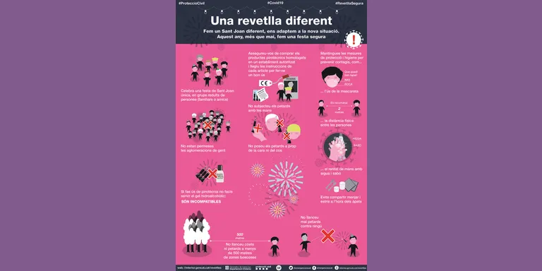 L'Ajuntament comparteix consells per celebrar un Sant Joan diferent