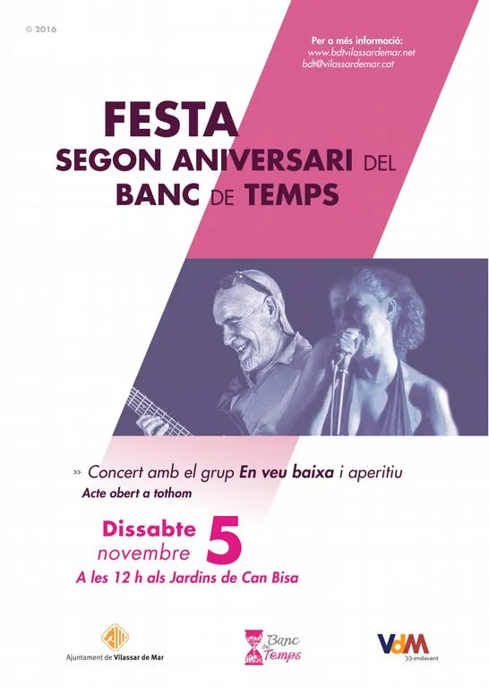 El Banc de Temps celebra el segon aniversari