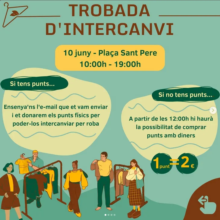 <strong>Un grup de joves solsonines posa en marxa un programa d'intercanvi de roba de segona mà</strong>