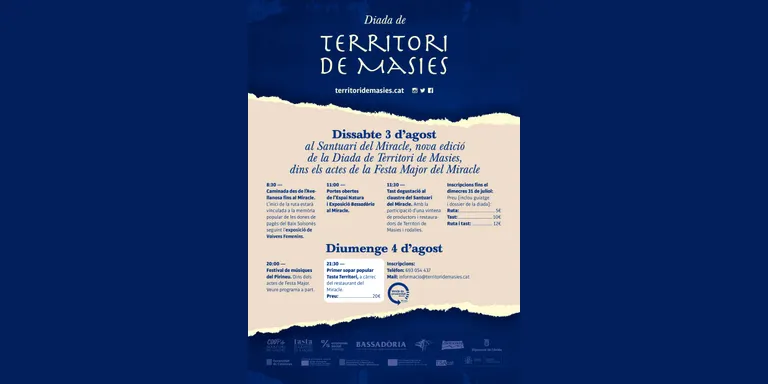 Un sopar popular amb productes de proximitat, principal novetat de la Diada Territori de Masies
