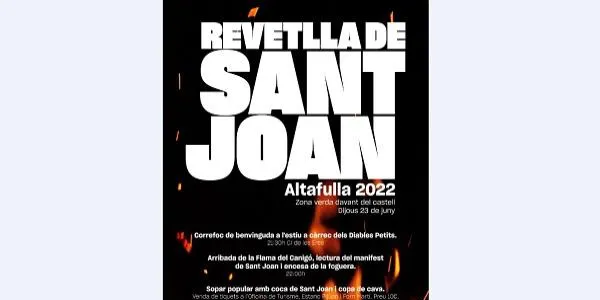 L'esplanada del Castell acollirà la revetlla popular de Sant Joan a Altafulla