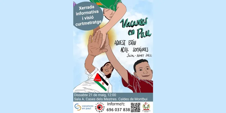 Caldes Solidària recupera, després de dos anys, el programa Vacances en Pau d'acollida d'infants sahrauís durant l'estiu
