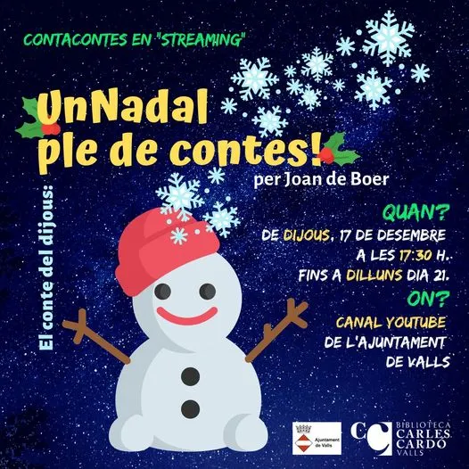 Contacontes en streaming a la Biblioteca Carles Cardó