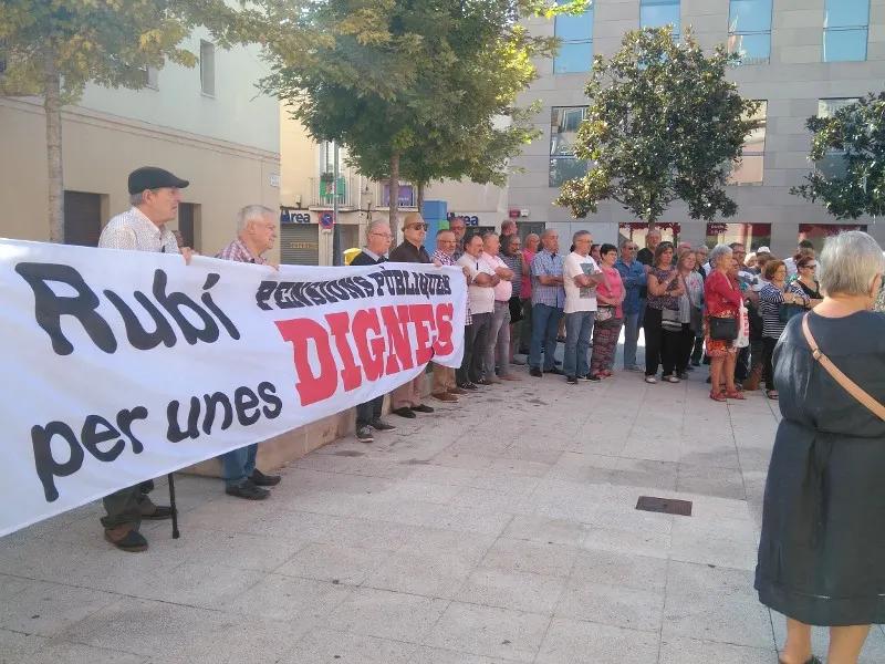 El Moviment per unes pensions dignes convoca una marxa de l’Ajuntament a l’Estació
