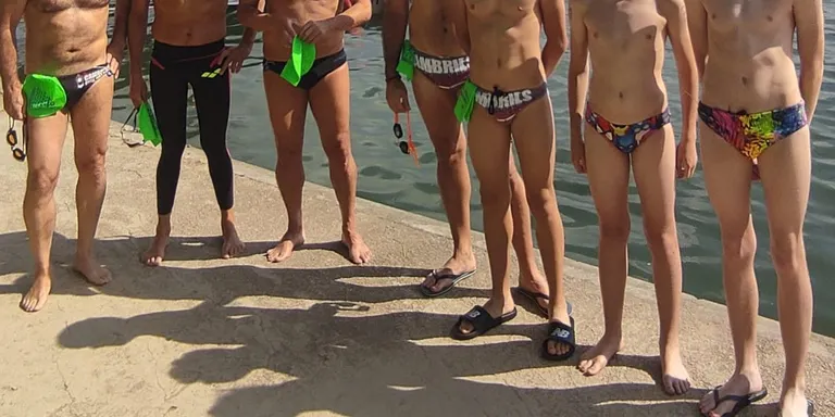 Els nedadors del Cambrils Club Natació participen a la Travessia Amposta Nedant l’Ebre