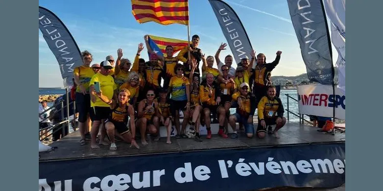 El creixellenc Pedro Vivancos guia la Selecció Catalana de Marxa Aquàtica al subcampionat dels Aqua Walking Games