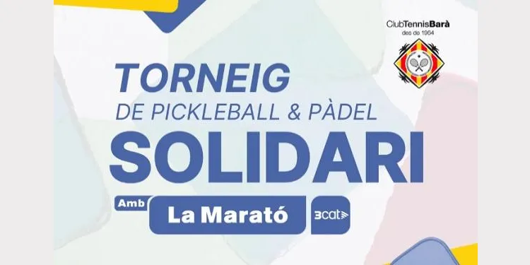 El Club de Tennis Barà es mobilitza per La Marató amb dues jornades esportives solidàries