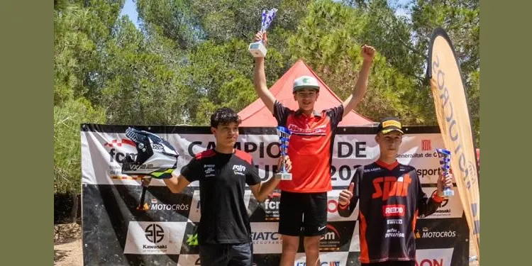 El catllarenc Bruno Miró s’imposa en la quarta prova del Campionat de Catalunya de Motocròs a Salomó
