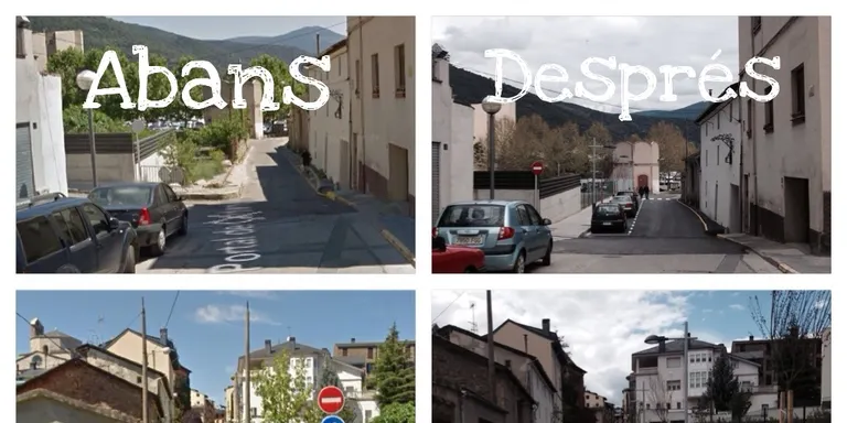 Punt i final a la reurbanització dels carrers del Doctor Peiró i Portal de Cerdanya