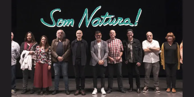Una vintena de músics graven un videoclip per la defensa dels espais naturals del delta del Llobregat