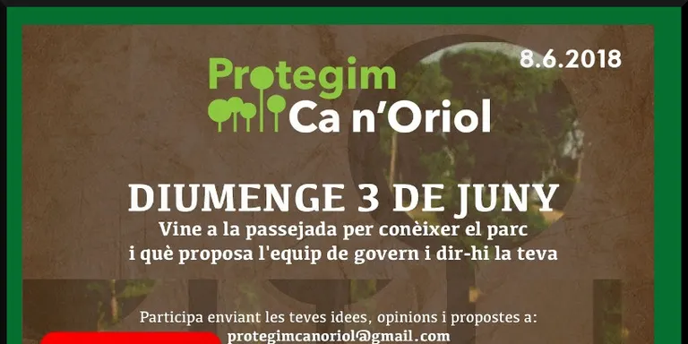 MARTA CASAS ens presenta la plataforma 'PROTEGIM CA N'ORIOL'