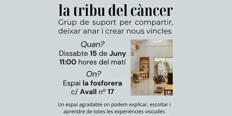 Aquest dissabte hi haurà la primera trobada de la 'Tribu del Càncer'