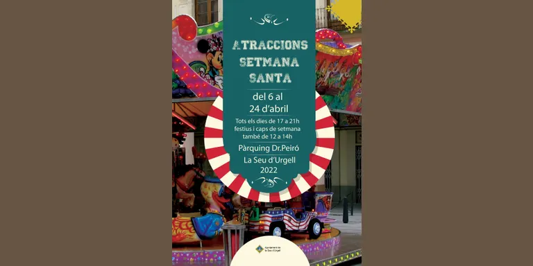 La Seu d'Urgell recupera les atraccions infantils de Setmana Santa