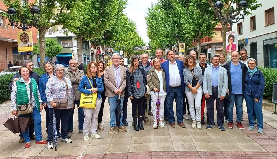 Oriol Junqueras dona suport a la llista republicana de Teresa Rull