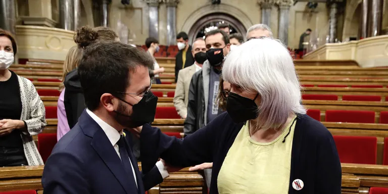Aragonès i Giró demanen a la CUP que concreti per on passa la seva voluntat negociadora sobre els pressupostos
