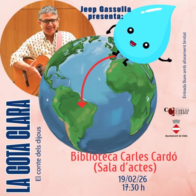 Torna el cicle dels contes dels dijous amb “La gota Clara”