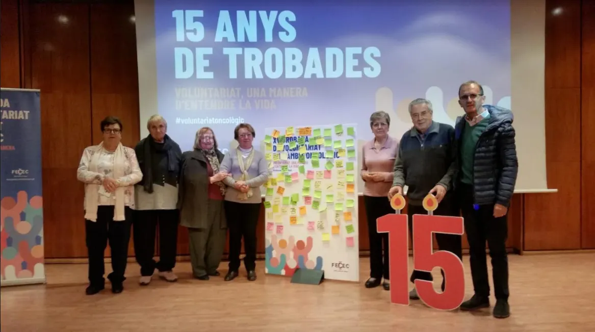 Fènix participa a la quinzena trobada de voluntariat en l'àmbit oncològic a Barcelona