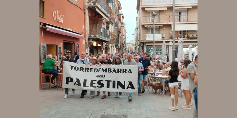 Torredembarra mostra el seu suport al poble palestí