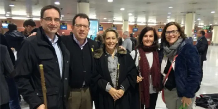Annabel Moreno, i 200 alcaldes més, ja són a Brussel•les