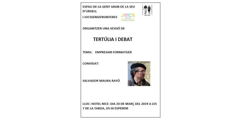 Tertúlia i debat a la Seu sobre les formatgeries artesanes