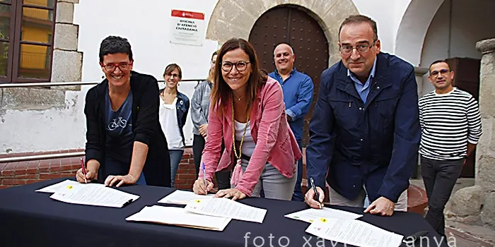 ERC, CUP i AeC van signar ahir al vespre el pacte de govern pels pròxims 4 anys