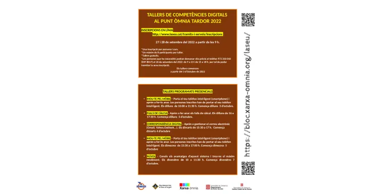 El Punt Òmnia de la Seu d’Urgell ofereix cinc tallers de competències digitals