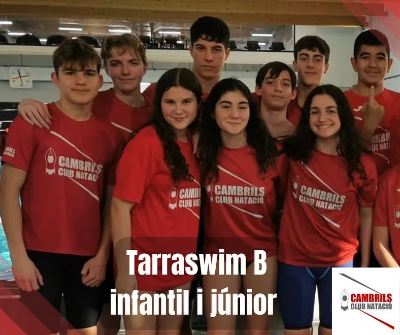 Els nedadors del Cambrils Club Natació participen a la Tarraswim a la piscina del CN Tortosa