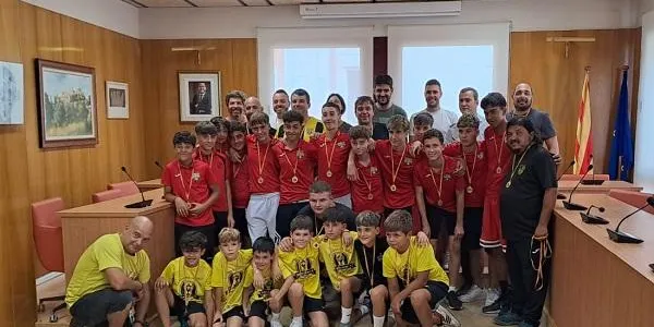 L’Ajuntament d’Altafulla fa una recepció oficial als tres equips del CE Altafulla que han assolit l’ascens en el present curs