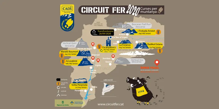 El Cadí Circuit Fer 2020 constarà de vuit curses i començarà a l'abril