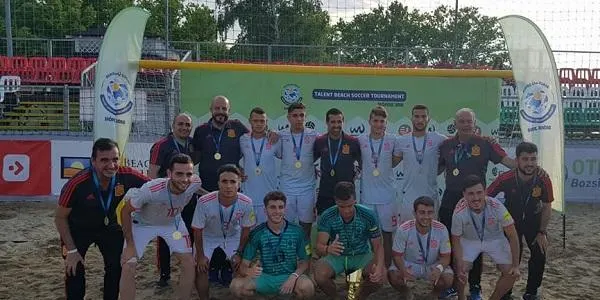 José Arias es proclama campió d’Europa amb la Selecció Espanyola sub21 de Futbol Platja