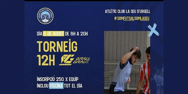 L'Atlètic Club La Seu organitza el Torneig 12H Fustes Grau i Grau de futbol sala