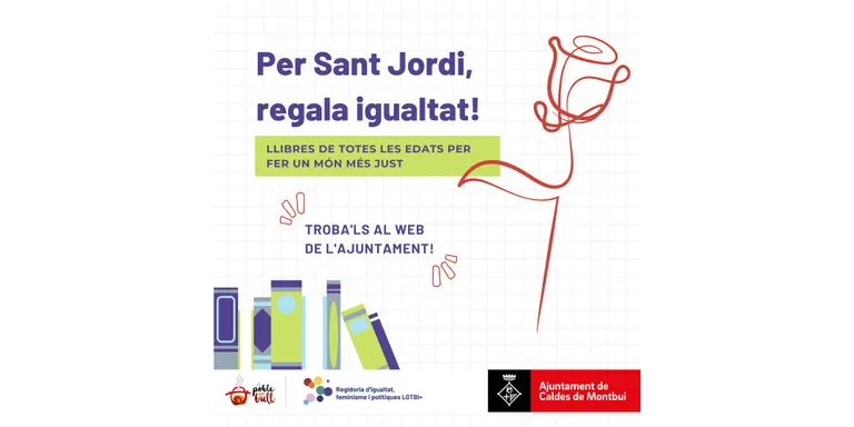 L’Ajuntament de Caldes elabora un llistat de 40 propostes literàries per a totes les edats, per fomentar la igualtat
