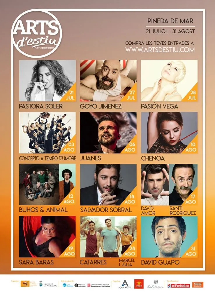 Es posen a la venda les entrades per l'Arts d'Estiu Costa Barcelona
