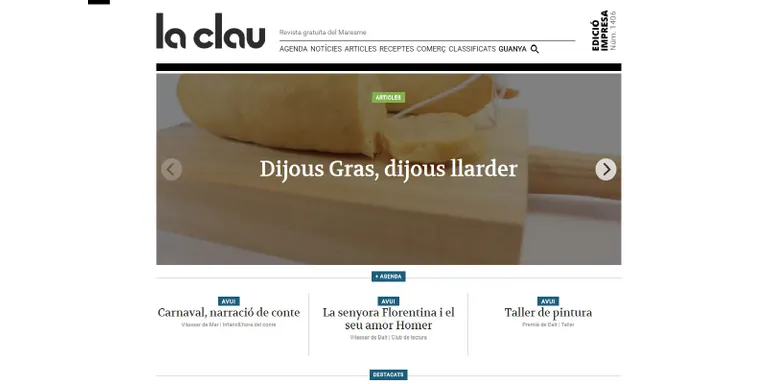 El portal informatiu a Internet de la revista “La clau” es renova