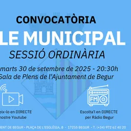 30 de setembre: Ple municipal ordinari de l’Ajuntament de Begur - episode art