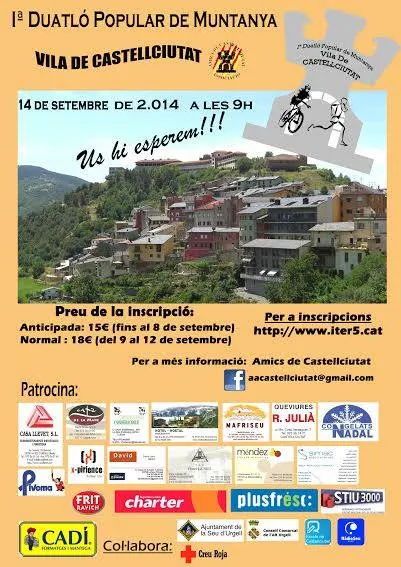 Duatló Muntanya Castellciutat - 1a edició