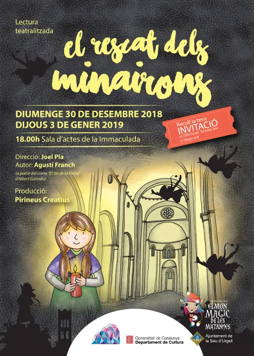 Pirineus Creatius farà una lectura teatralitzada de l’obra 'El rescat dels minairons'