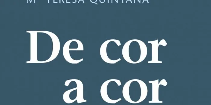Maria Teresa Quintana presenta avui el llibre ‘De cor a cor’