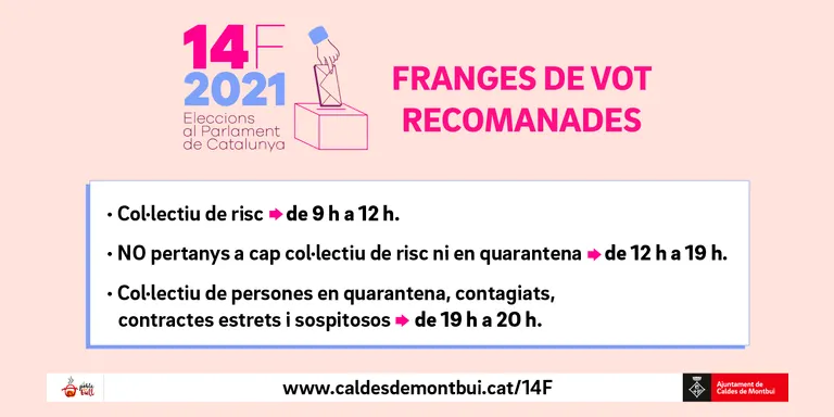 L’Ajuntament emet un recordatori per una jornada electoral d’excepció