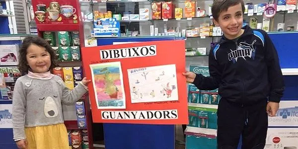 Dolma Tsering i Alonso Fernández, guanyadors del 10è Concurs de Dibuix de la Farmàcia Susanna Domingo d’Altafulla