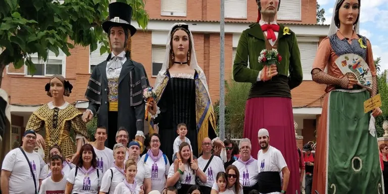 Els gegants de Rubí participen en la Trobada de Gegants de les Borges Blanques