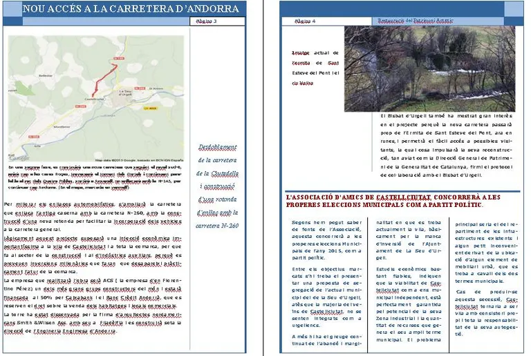 L'Associació d'Amics de Castellciutat publica el primer número de la revista 'La veu del Pirineu'