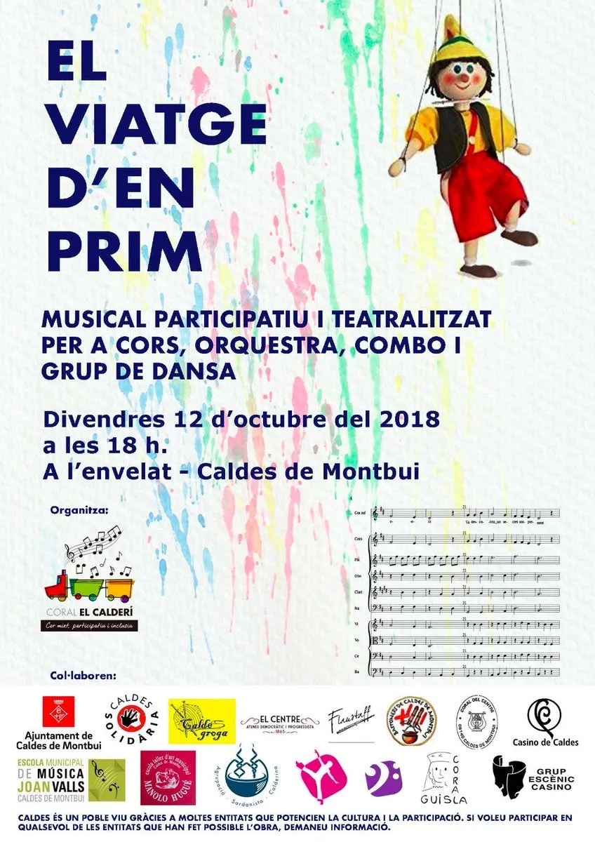 El musical solidari "El viatge d'en Prim" ha obtingut el segon premi del concurs de la FaPaC-Federació d'Associacions de Mares i Pares d'Alumnes