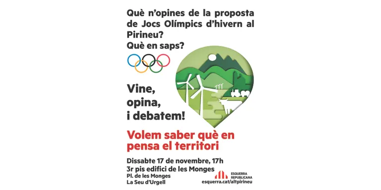 ERC organitza a la Seu una trobada territorial sobre la candidatura Pirineus-Barcelona