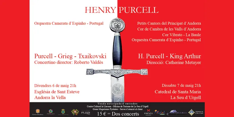 Els Petits Cantors d'Andorra interpreten a la Seu 'King Arthur', de Henry Purcell