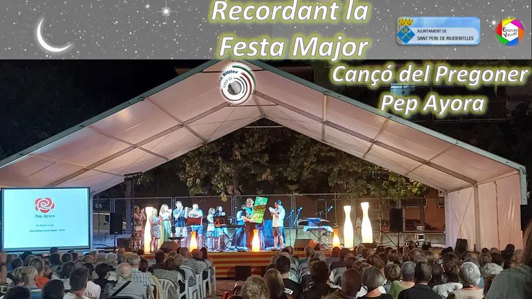 Cançó del Pregoner Pep Ayora, a la Festa Major de Sant Pere de Riudebitlles.