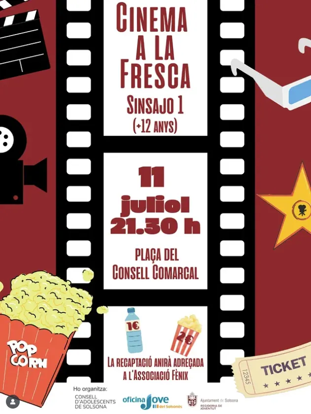 El Consell d'Adolescents de Solsona organitza demà una sessió de cinema a la fresca